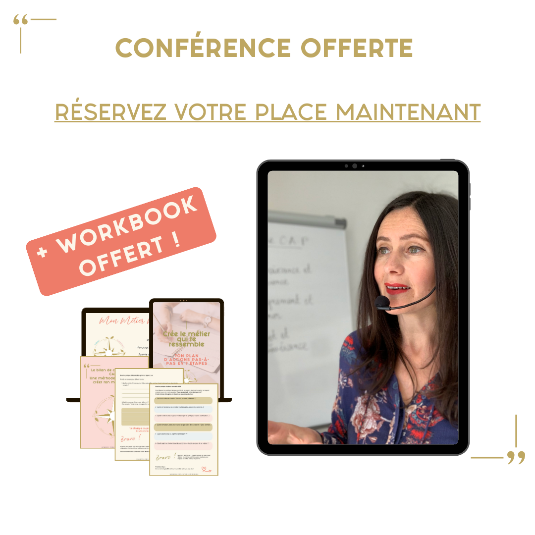 Découvrez la conférence offerte pour en savoir sur le bilan de compétences CAP®