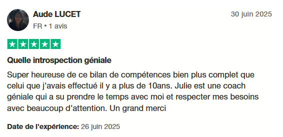 client satisfait bilan de compétences CAP